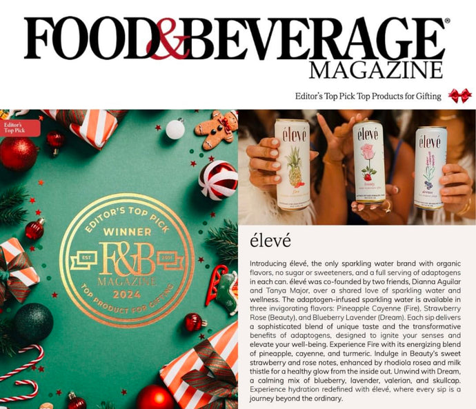 Press Highlight: Food & Beverage Magazine Editor’s Top Pick