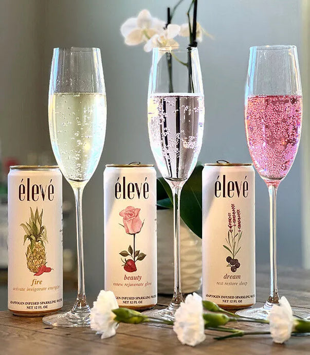 élevé's Adaptogen-Infused Sparkling Waters Come in Three Flavors